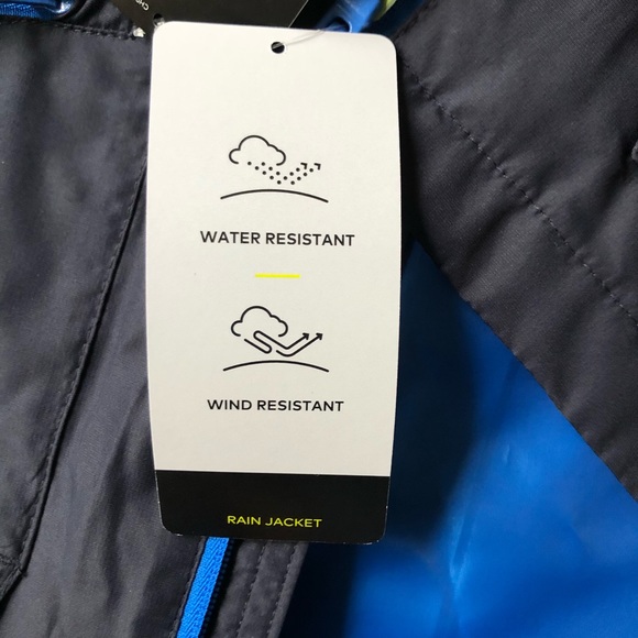 {SOLD} Navy blue jacket with hoodie - Picture 4 of 6